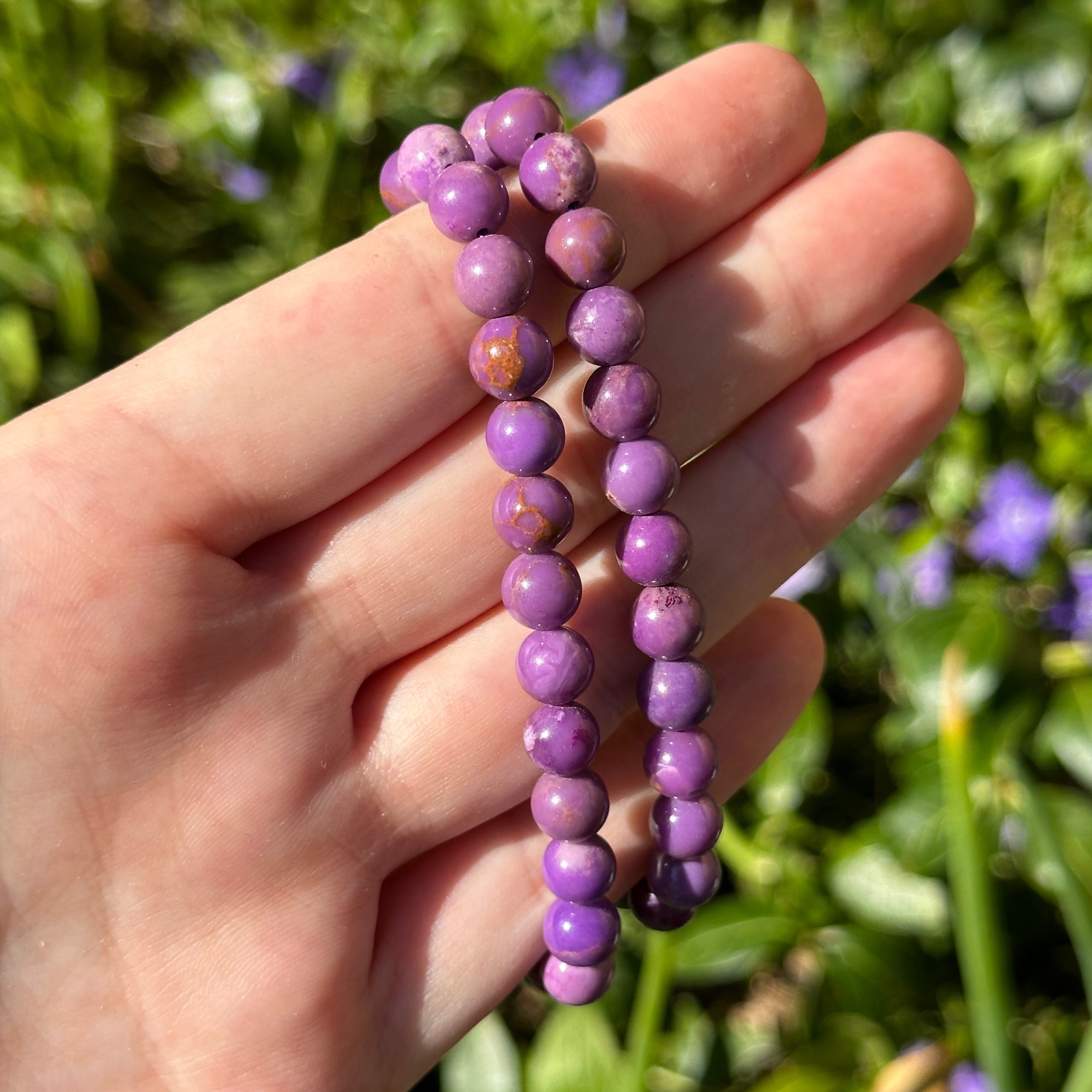 Phosphosiderite Bracelet Cloud Crystal Collective